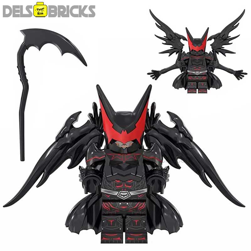 Hellbat Batman Lego Minifigures Custom toys 2 - DelsBricks MinifiguresMinifiguresDelsBricks MinifiguresDelsbricks