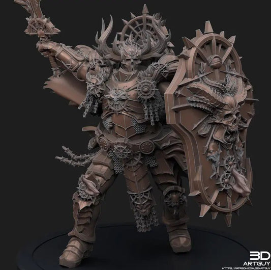 Herald of the Apocalypse by 3DArtGuy 32mm scale, 50mm or 100mm, Miniature War Gaming Figure - DelsBricks Toys & CollectiblesDelsBricks Toys & CollectiblesMega Diamonds & Schwartzreiter Mini Forge