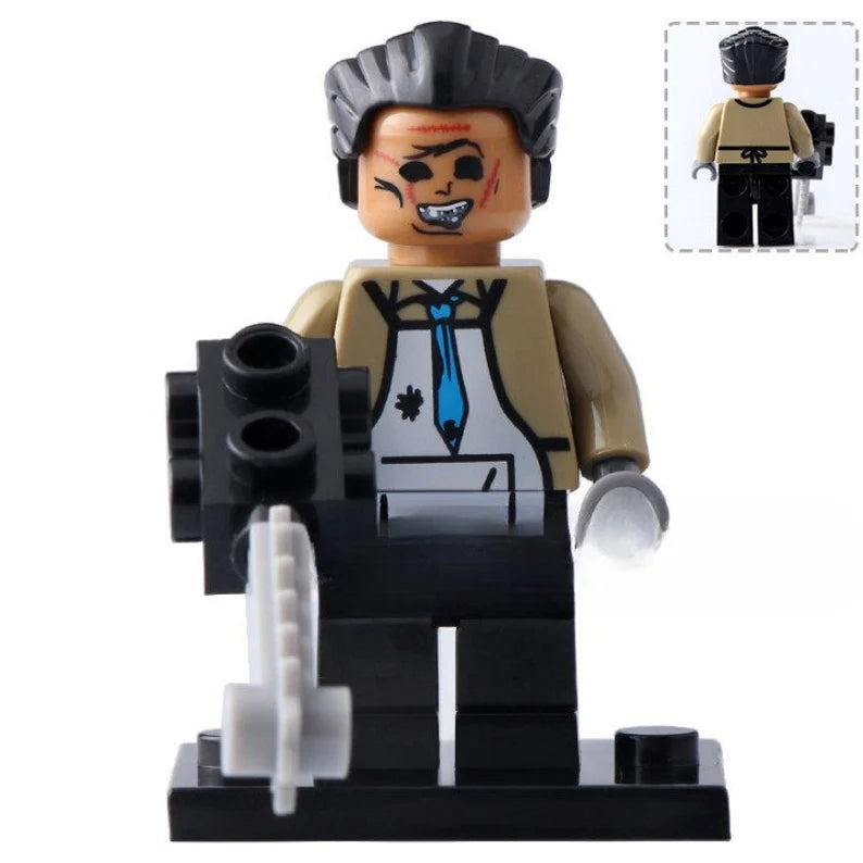 Leatherface Texas Chainsaw massacre Lego Horror Minifigures Delsbricks.com
