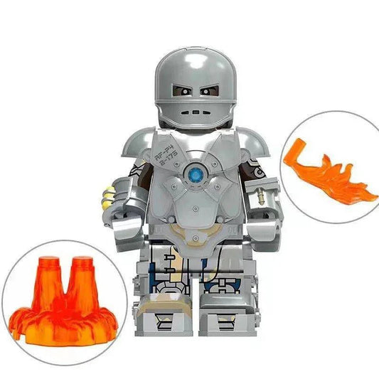 Iron Man Mark 1 First Ironman Suit lego Minifigures Custom Toys 1 - DelsBricks MinifiguresMinifiguresDelsBricks MinifiguresDelsbricks
