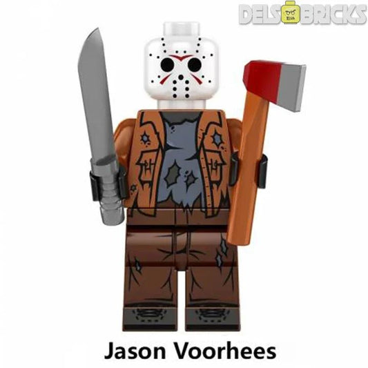 Jason Voorhees Friday The 13th - Lego Minifigures Custom Horror Toys 1 - DelsBricks MinifiguresLego Horror MinifiguresDelsBricks MinifiguresDelsbricks.com