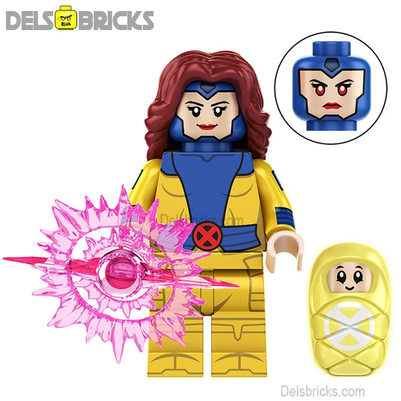 Jean Grey From X - Men '97 Lego Minifigures Best custom toys S2 - DelsBricks MinifiguresMinifiguresDelsBricks MinifiguresDelsbricks