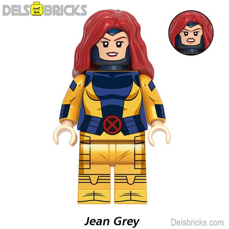 Jean Grey From X - Men '97 Lego Minifigures custom toys - DelsBricks MinifiguresMinifiguresDelsBricks MinifiguresDelsbricks