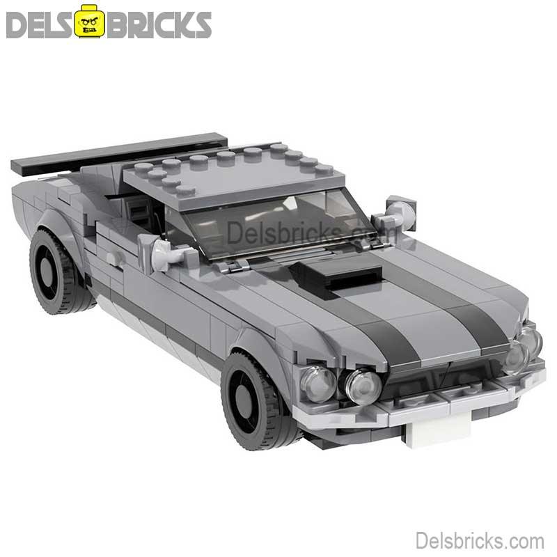 John Wick's Classic Mustang Toy car Lego Minifigures Custom Building Block Toys - DelsBricks MinifiguresMinifiguresDelsBricks MinifiguresDelsbricks