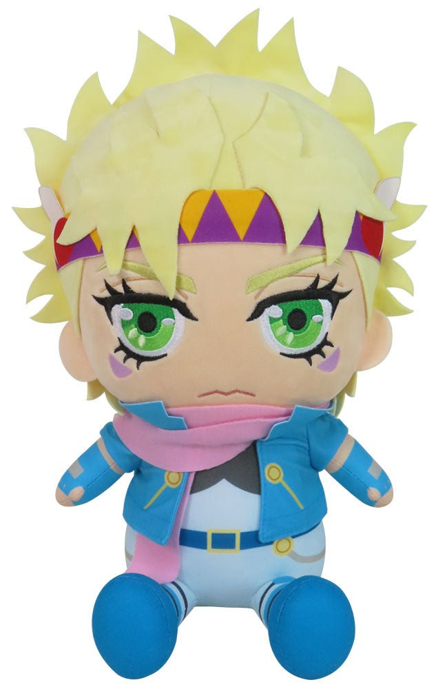 JOJO - CAESAR ANTHONIO ZEPPELI SITTING PLUSH 12" H - DelsBricks Toys & CollectiblesPlushDelsBricks Toys & CollectiblesSuper Anime Store