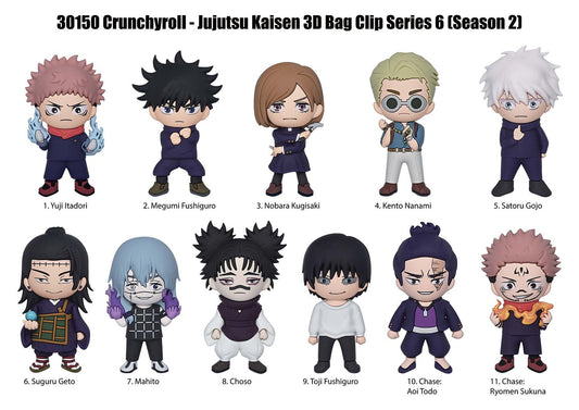 Jujutsu Kaisen 3D Foam Bag Clip Series 6 - Blind Bag Collectible - DelsBricks Toys & CollectiblesFigureDelsBricks Toys & CollectiblesSuper Anime Store