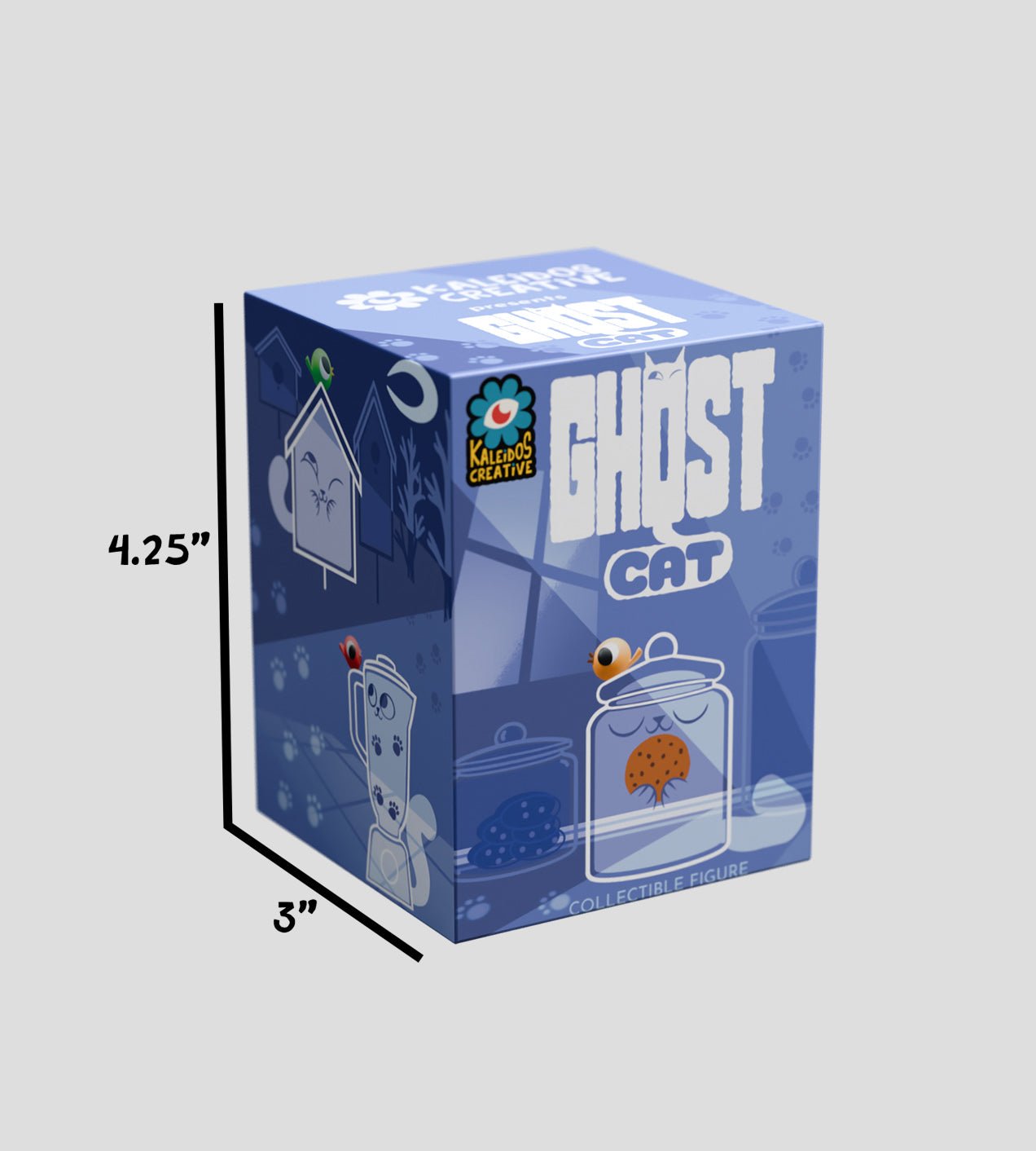 Kaleidos Creative: Ghost Cat Blind Box - DelsBricks Toys & CollectiblesDelsBricks Toys & CollectiblesRalphie's Funhouse