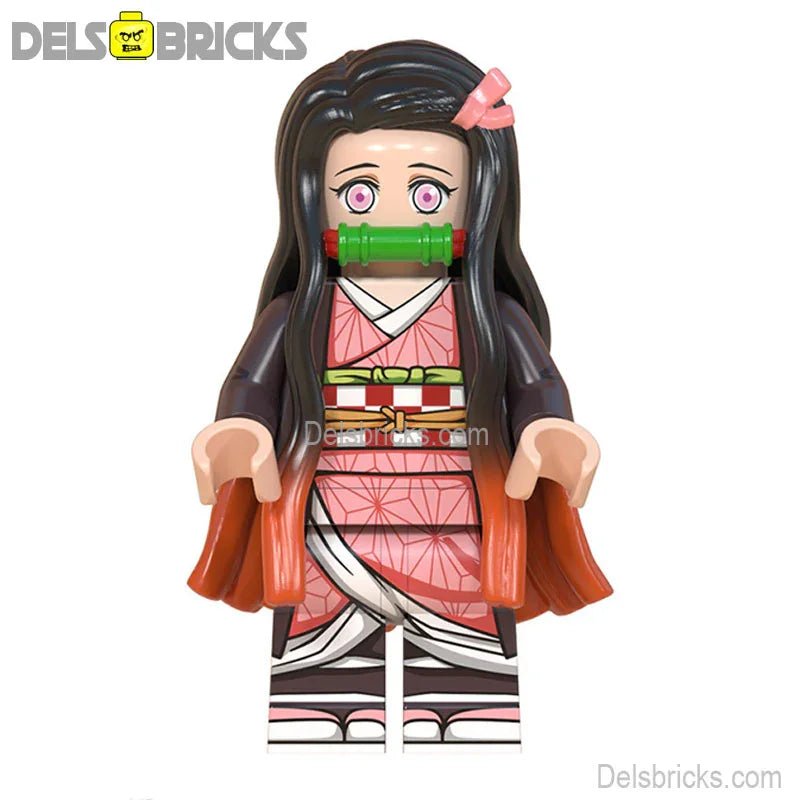 kamado nezuko Demon Slayer Anime Lego Minifigures Custom Toys 1 - DelsBricks MinifiguresMinifiguresDelsBricks MinifiguresDelsbricks
