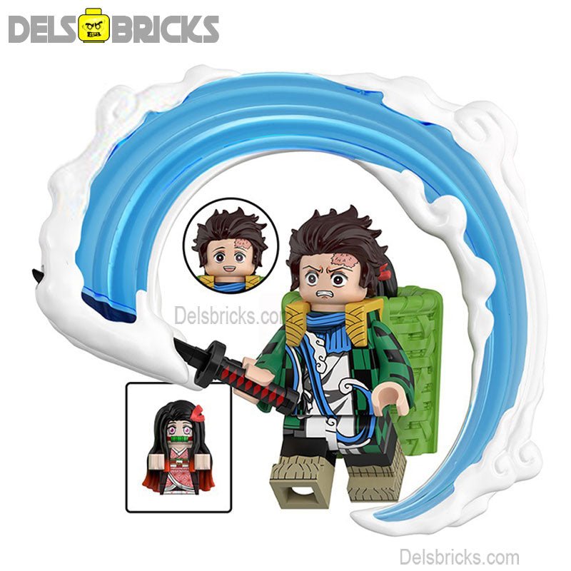 kamado tanjirou Demon Slayer Anime Lego Minifigures Custom Toys 3 - DelsBricks MinifiguresMinifiguresDelsBricks MinifiguresDelsbricks