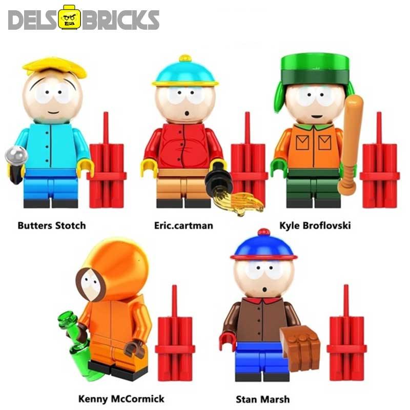 South Park Minifigures set of 5 - DelsBricks Minifigures