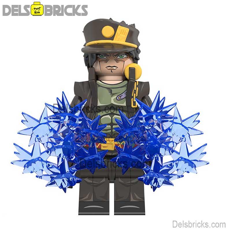 Kujo Jotaro Jojo's Bizarre Adventure Anime Lego Minifigures custom toys NEW - DelsBricks MinifiguresMinifiguresDelsBricks MinifiguresDelsbricks