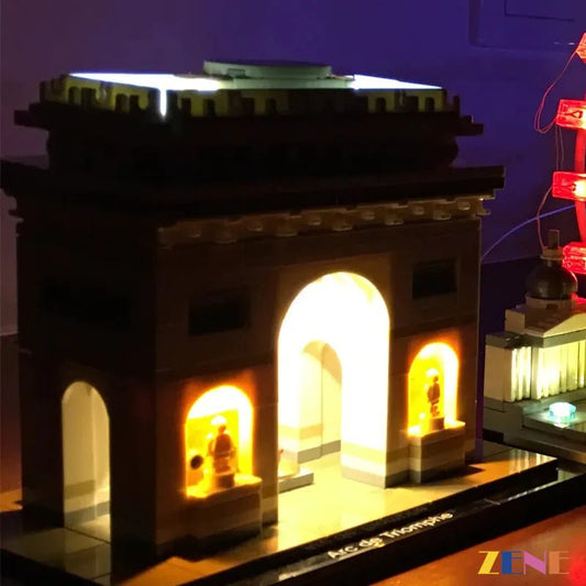 Light Kit for Arc de Triomphe 21036 - DelsBricks Toys & CollectiblesLed Light Kit for LegoDelsBricks Toys & CollectiblesZENE