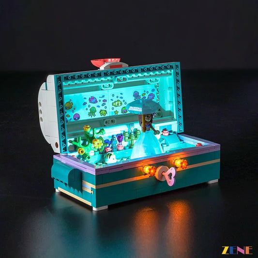 Light Kit for Ariel's Treasure Chest 43229 - DelsBricks Toys & CollectiblesLed Light Kit for LegoDelsBricks Toys & CollectiblesZENE