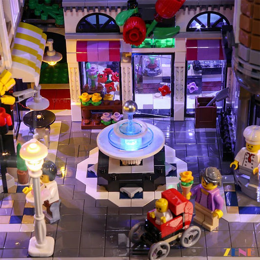 Light Kit for Assembly Square 10255 (Upgrade Ver.) - DelsBricks Toys & CollectiblesLed Light Kit for LegoDelsBricks Toys & CollectiblesZENE