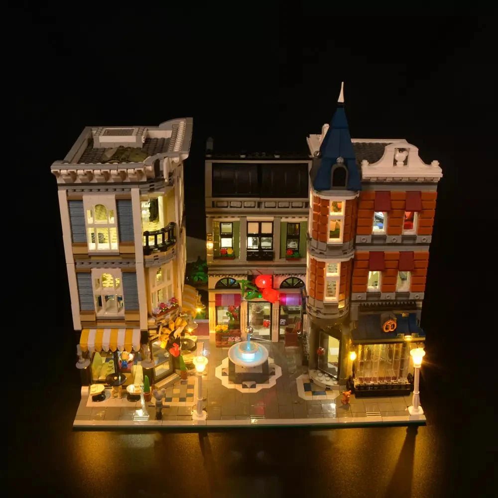 Light Kit for Assembly Square 10255 - DelsBricks Toys & CollectiblesLed Light Kit for LegoDelsBricks Toys & CollectiblesZENE