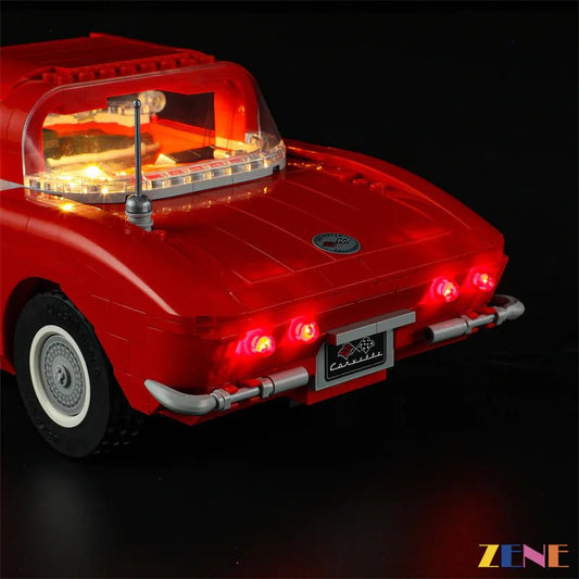 Light Kit for Chevrolet Corvette 1961 10321 (Ver.2) - DelsBricks Toys & CollectiblesLed Light Kit for LegoDelsBricks Toys & CollectiblesZENE