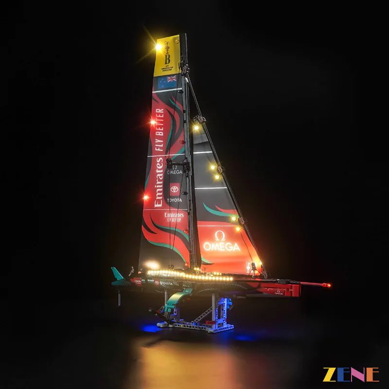 Light Kit for Emirates Team New Zealand AC75 Yacht 42174 - DelsBricks Toys & CollectiblesLed Light Kit for LegoDelsBricks Toys & CollectiblesZENE