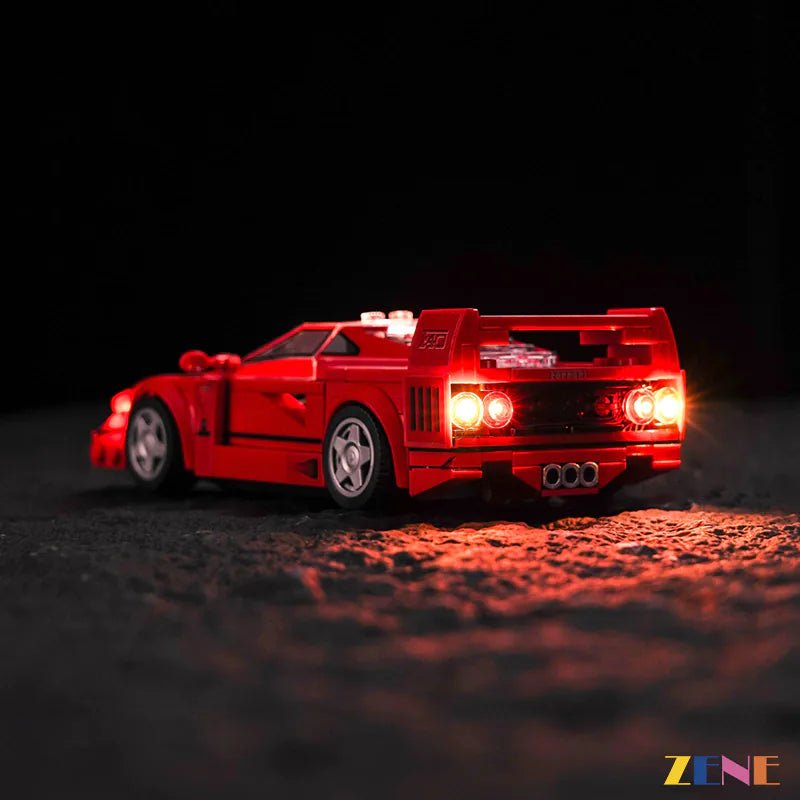 Light Kit for Ferrari F40 Supercar 76934 - DelsBricks Toys & CollectiblesLed Light Kit for LegoDelsBricks Toys & CollectiblesZENE