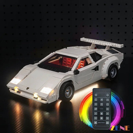 Light Kit for Lamborghini Countach 5000 Quattrovalvole 10337 - DelsBricks Toys & CollectiblesLed Light Kit for LegoDelsBricks Toys & CollectiblesZENE