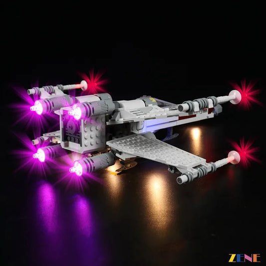 Light Kit for Luke Skywalker's X - Wing Fighter 75301 - DelsBricks Toys & CollectiblesLed Light Kit for LegoDelsBricks Toys & CollectiblesZENE