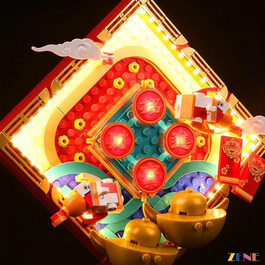 Light Kit for Lunar New Year Display 80110 - DelsBricks Toys & CollectiblesLed Light Kit for LegoDelsBricks Toys & CollectiblesZENE