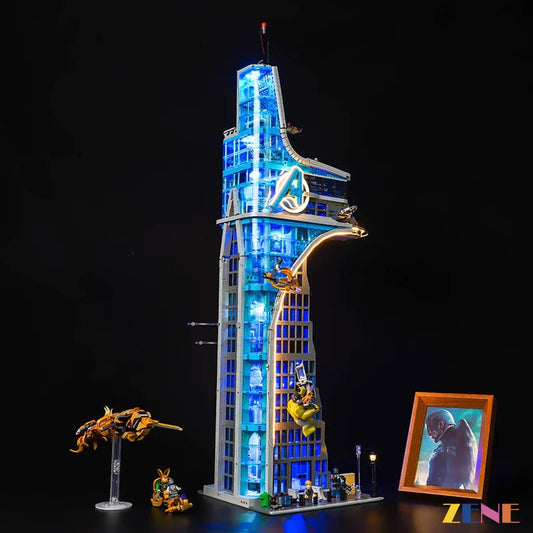 Light Kit for Marvel Avengers Tower 76269 (Ver.2) - DelsBricks Toys & CollectiblesLed Light Kit for LegoDelsBricks Toys & CollectiblesZENE