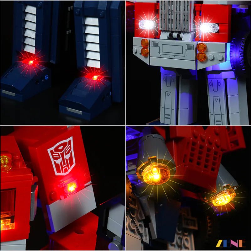 Light Kit for Optimus Prime 10302 (Ver. 2) - DelsBricks Toys & CollectiblesLed Light Kit for LegoDelsBricks Toys & CollectiblesZENE