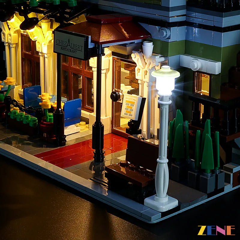 Light Kit for Parisian Restaurant 10243 - DelsBricks Toys & CollectiblesLed Light Kit for LegoDelsBricks Toys & CollectiblesZENE