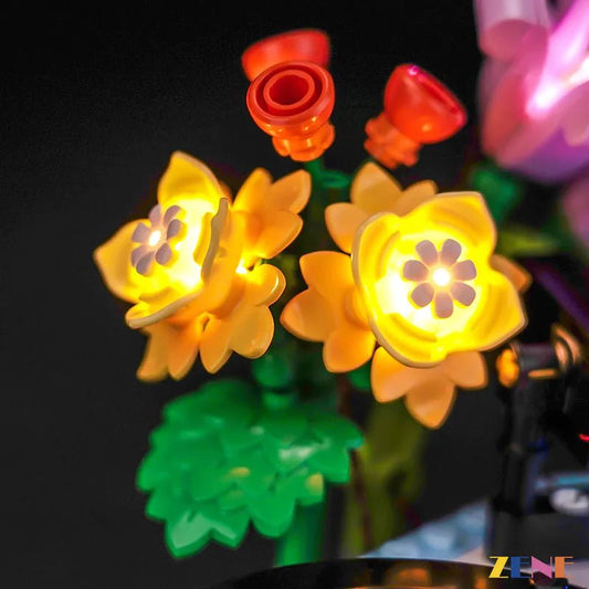Light Kit for Record Player with Flowers 31172 - DelsBricks Toys & CollectiblesLed Light Kit for LEGO ZENE20DelsBricks Toys & CollectiblesZENE