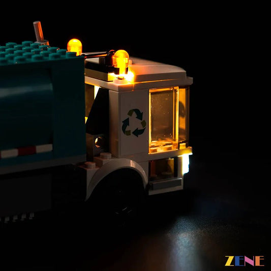 Light Kit for Recycling Truck 60386 - DelsBricks Toys & CollectiblesLed Light Kit for LegoDelsBricks Toys & CollectiblesZENE
