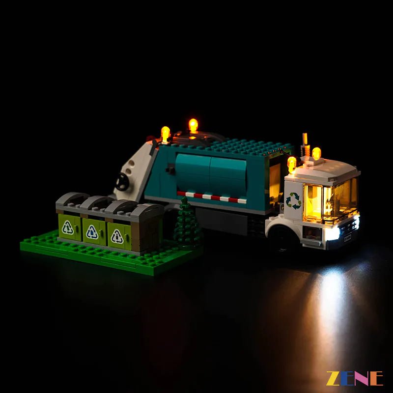 Light Kit for Recycling Truck 60386 - DelsBricks Toys & CollectiblesLed Light Kit for LegoDelsBricks Toys & CollectiblesZENE