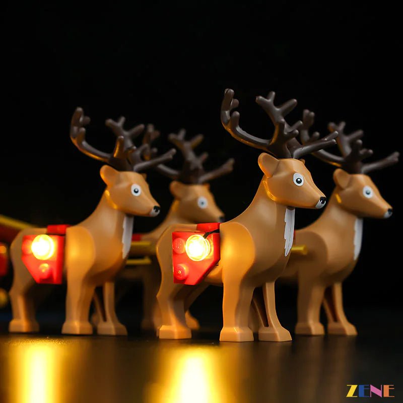 Light Kit for Santa's Sleigh Reindeer 40499 - DelsBricks Toys & CollectiblesLed Light Kit for LegoDelsBricks Toys & CollectiblesZENE