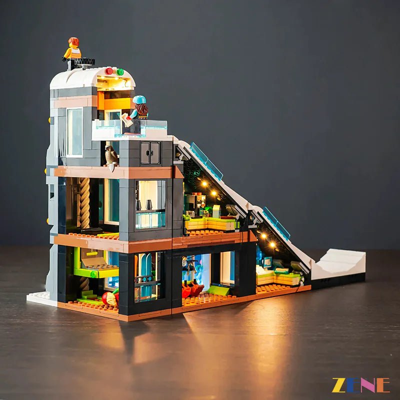 Light Kit for Ski and Climbing Center 60366 - DelsBricks Toys & CollectiblesLed Light Kit for LegoDelsBricks Toys & CollectiblesZENE
