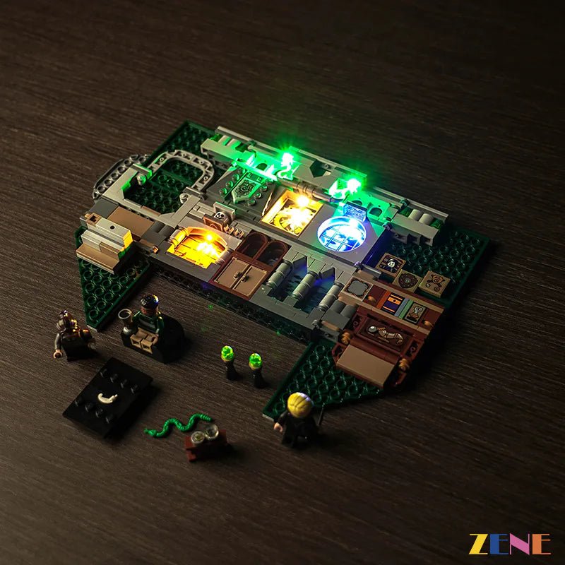 Light Kit for Slytherin House Banner 76410 - DelsBricks Toys & CollectiblesLed Light Kit for LegoDelsBricks Toys & CollectiblesZENE