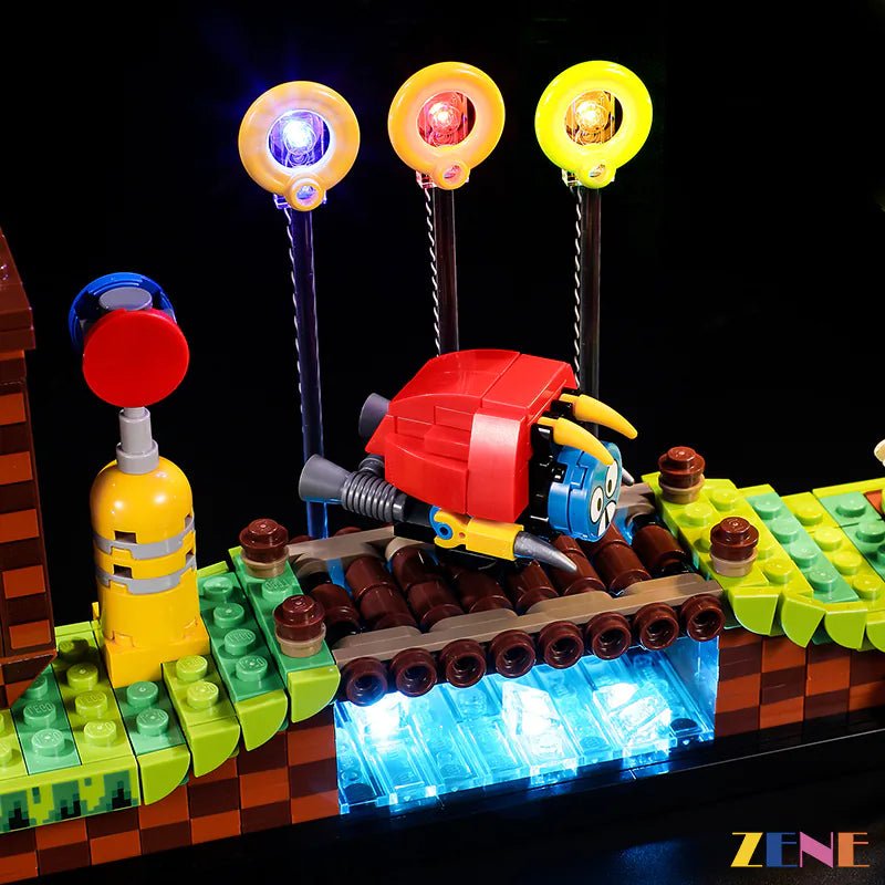 Light Kit for Sonic the Hedgehogs™ – Green Hill Zone 21331 (Ver. 2) - DelsBricks Toys & CollectiblesLed Light Kit for LegoDelsBricks Toys & CollectiblesZENE