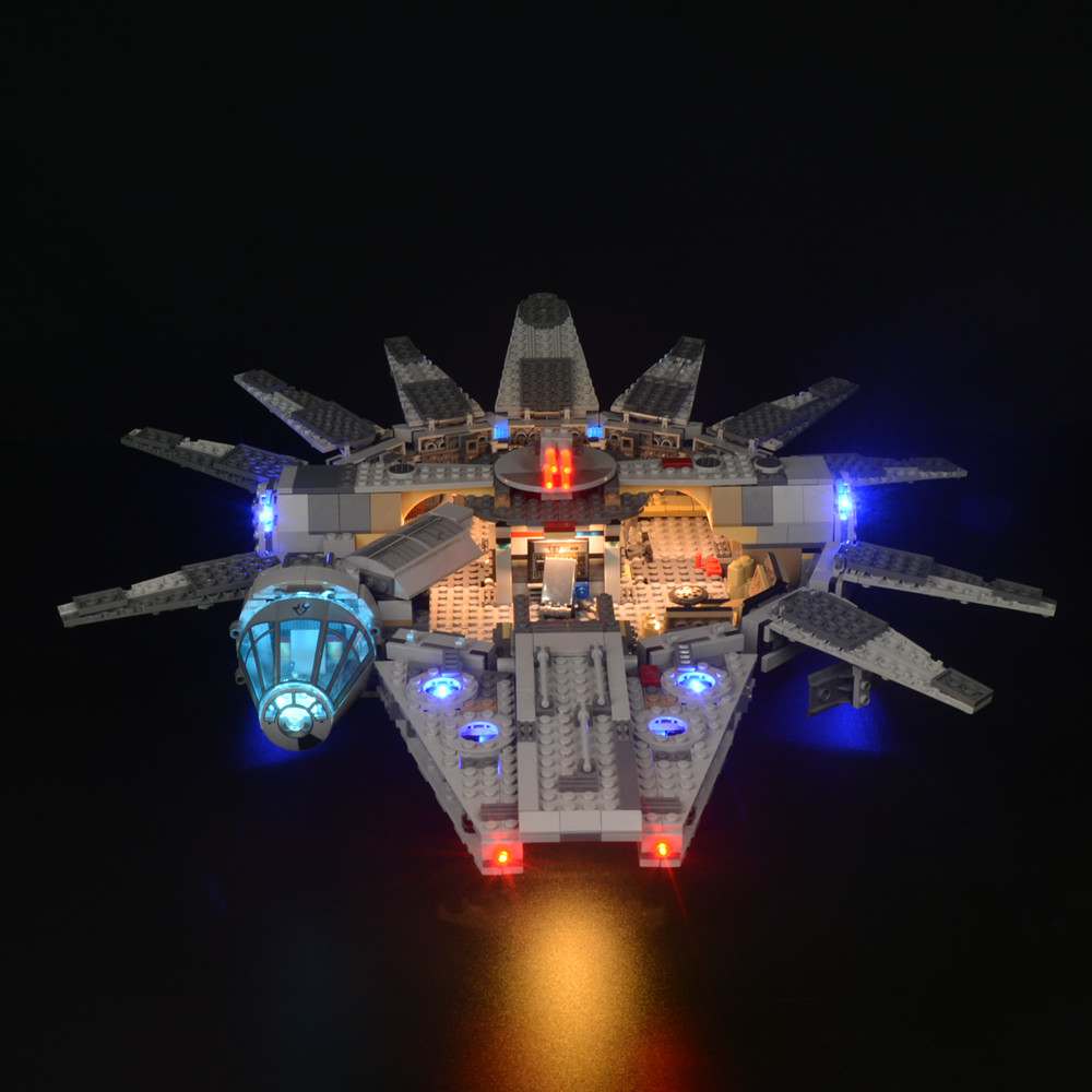 Light Kit for Star War Millennium Force Awakening Falcon 75105 - DelsBricks Toys & CollectiblesLed Light Kit for LegoDelsBricks Toys & CollectiblesZENE