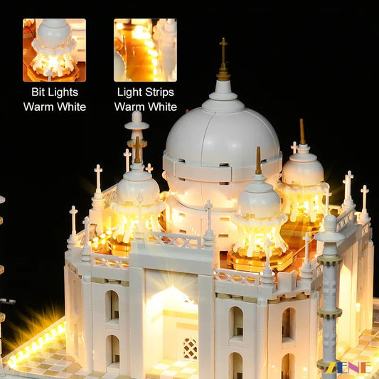 Light Kit for Taj Mahal 21056 (Ver. 2) - DelsBricks Toys & CollectiblesLed Light Kit for LegoDelsBricks Toys & CollectiblesZENE