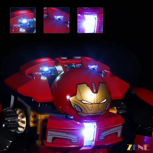 Light Kit for The Hulkbuster Smash - Up 76104 - DelsBricks Toys & CollectiblesLed Light Kit for LegoDelsBricks Toys & CollectiblesZENE