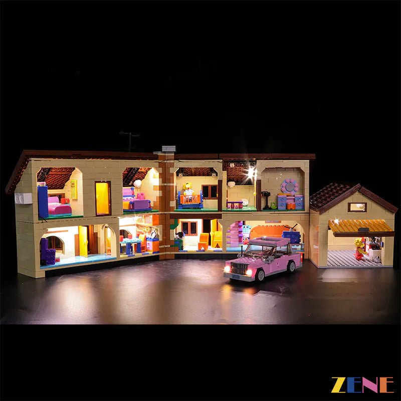 Light Kit for The Simpsons™ House 71006 - DelsBricks Toys & CollectiblesLed Light Kit for LegoDelsBricks Toys & CollectiblesZENE