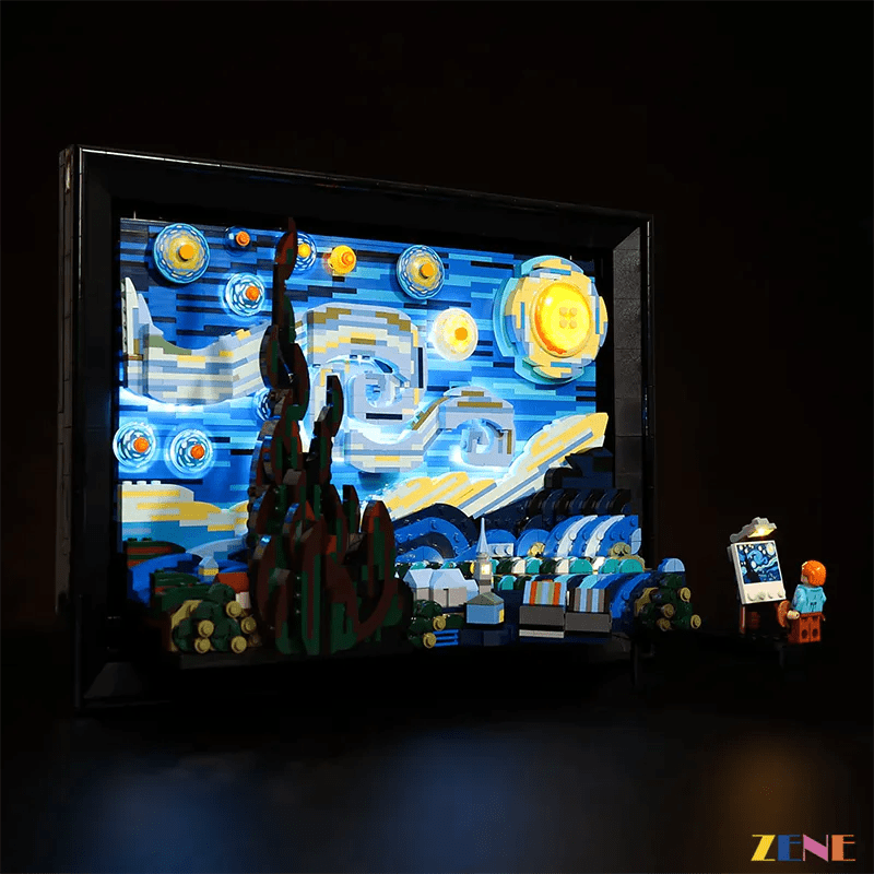 Light Kit for The Starry Night 21333 (Ver. 2) - DelsBricks Toys & CollectiblesLed Light Kit for LegoDelsBricks Toys & CollectiblesZENE