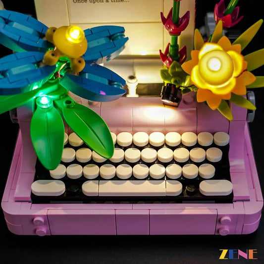 Light Kit for Typewriter with Flowers 31169 - DelsBricks Toys & CollectiblesLed Light Kit for LegoDelsBricks Toys & CollectiblesZENE