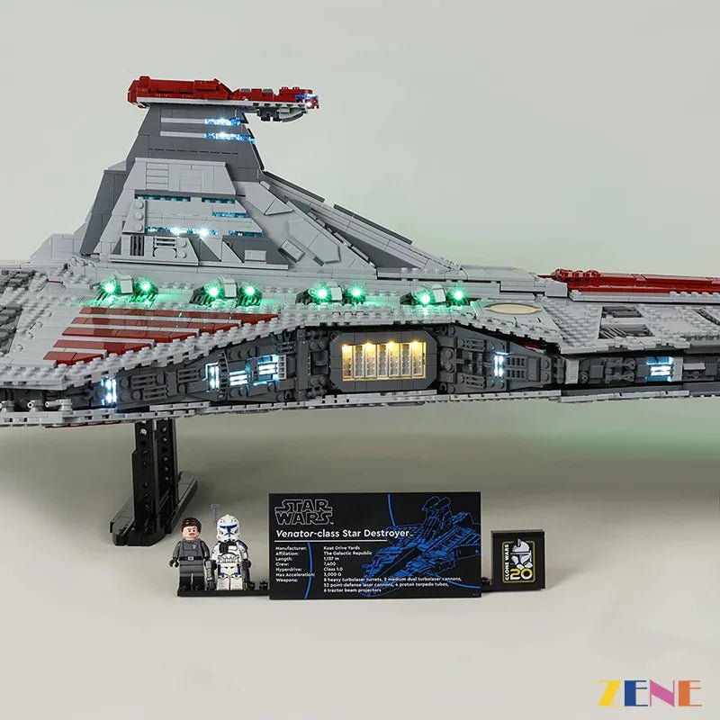Light Kit for Venator Class Republic Attack Cruiser 75367 (Ver.2) - DelsBricks Toys & CollectiblesLed Light Kit for LegoDelsBricks Toys & CollectiblesZENE