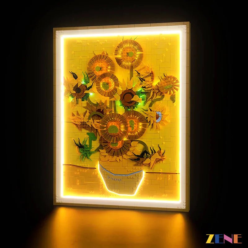 Light Kit for Vincent van Gogh Sunflowers Art 31215 - DelsBricks Toys & CollectiblesLed Light Kit for LEGO ZENE20DelsBricks Toys & CollectiblesZENE