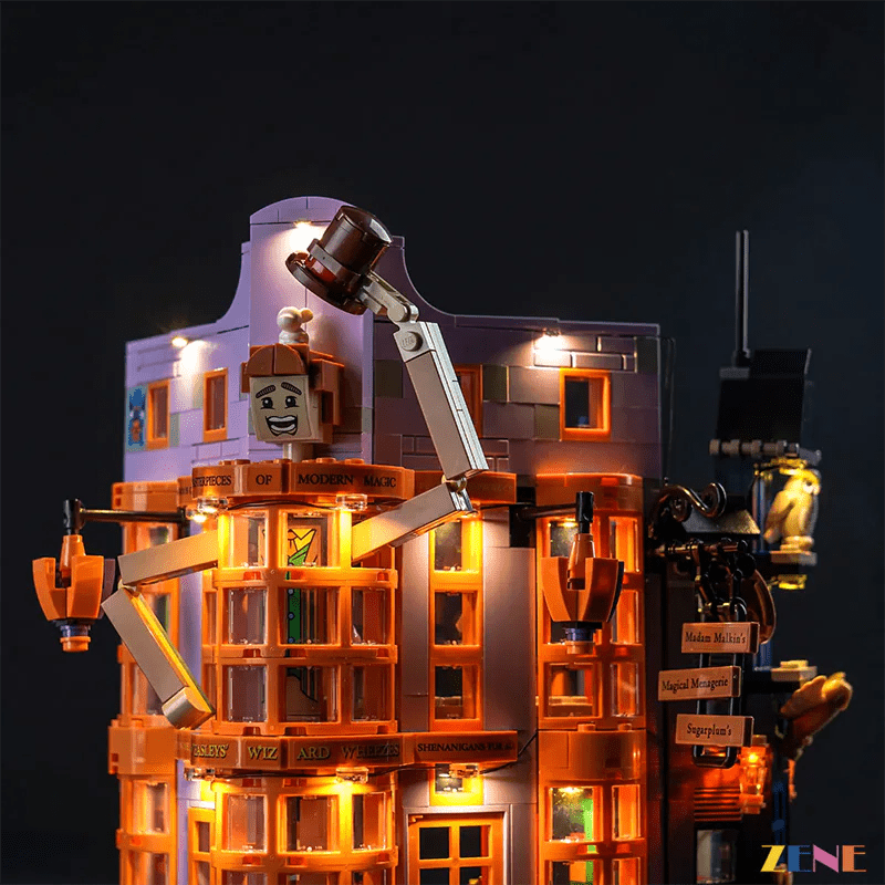 Light Kit for Weasleys' Wizard Wheezes Diagon Alley 76422 - DelsBricks Toys & CollectiblesLed Light Kit for LegoDelsBricks Toys & CollectiblesZENE
