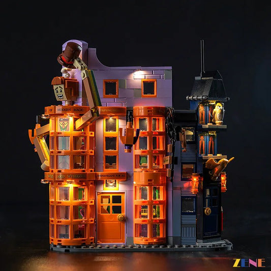 Light Kit for Weasleys' Wizard Wheezes Diagon Alley 76422 - DelsBricks Toys & CollectiblesLed Light Kit for LegoDelsBricks Toys & CollectiblesZENE