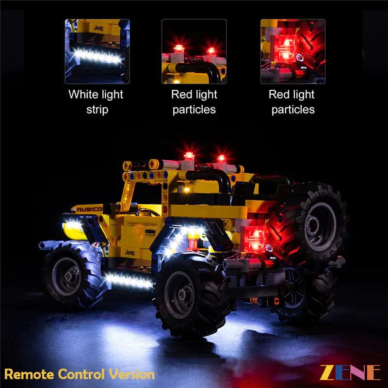 Light Kit for Wrangler Jeep 42122 - DelsBricks Toys & CollectiblesLed Light Kit for LegoDelsBricks Toys & CollectiblesZENE