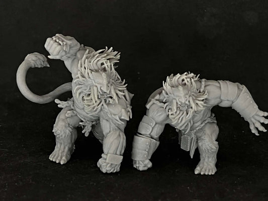 Lions of Habibi by Papsikels Miniature, 45mm Miniature, 32mm Heroic Scale, War Gaming, Proxy, Trench Crusade, Tabletop gaming - DelsBricks Toys & CollectiblesResin Printed MiniatureDelsBricks Toys & CollectiblesMega Diamonds & Schwartzreiter Mini Forge