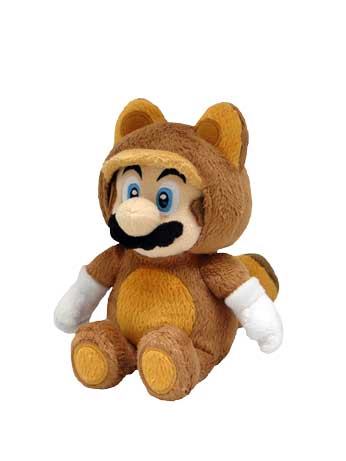 Little Buddy Super Mario Tanooki Raccoon Mario 9" Plush - Official Nintendo - DelsBricks Toys & CollectiblesPlushDelsBricks Toys & CollectiblesSuper Anime Store