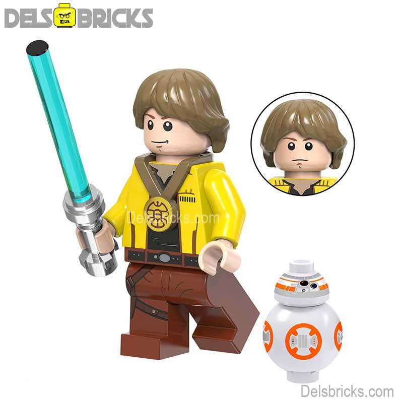 Luke Skywalker with BB8 - from A New Hope| Lego Star wars Minifigures - DelsBricks MinifiguresLego Star Wars MinifiguresDelsBricks MinifiguresDelsbricks.com