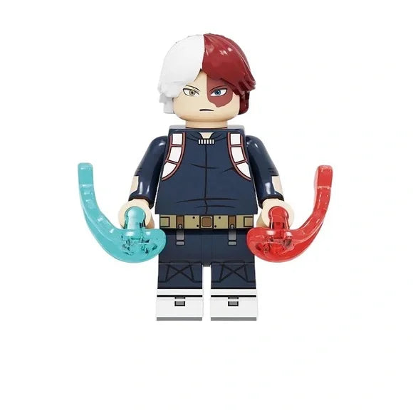 Shouto Todoroki Minifigures Lego Compatible My Hero Academia Minifigure Minifigures Delsbricks